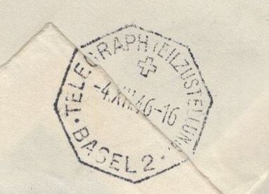 Tous les timbres: MORGES, 4.XII.46  Express   BASEL 4.XII.46 TELEGRAPH  EILZ. – D'occasion à Aarau par kufi44 2