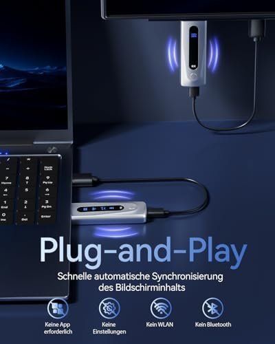 Radiocomunicazione: Wireless HDMI Transmitter and Receiver Funkübertragung – Nuovo e nell'imballaggio originale da Hundwil venduto da pak_7zvn 2
