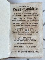 Schul- und Hausbüchlein 1825