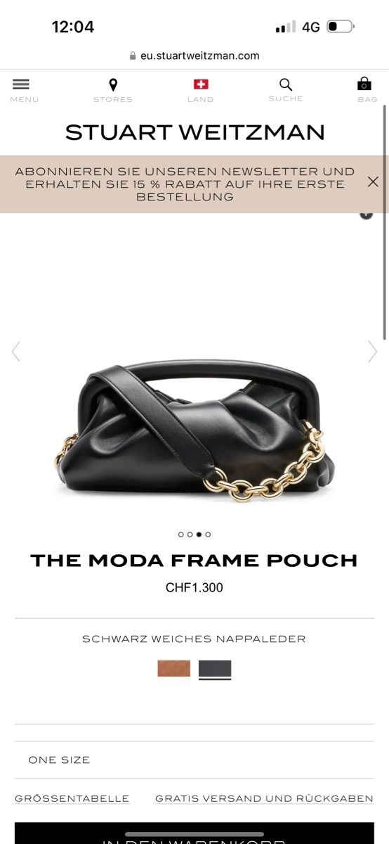 Stuart Weitzman Borse da donna: Stuart WEITZMAN The frame bag – Nuovo (secondo la descrizione) da Laupen BE venduto da Smythe 2