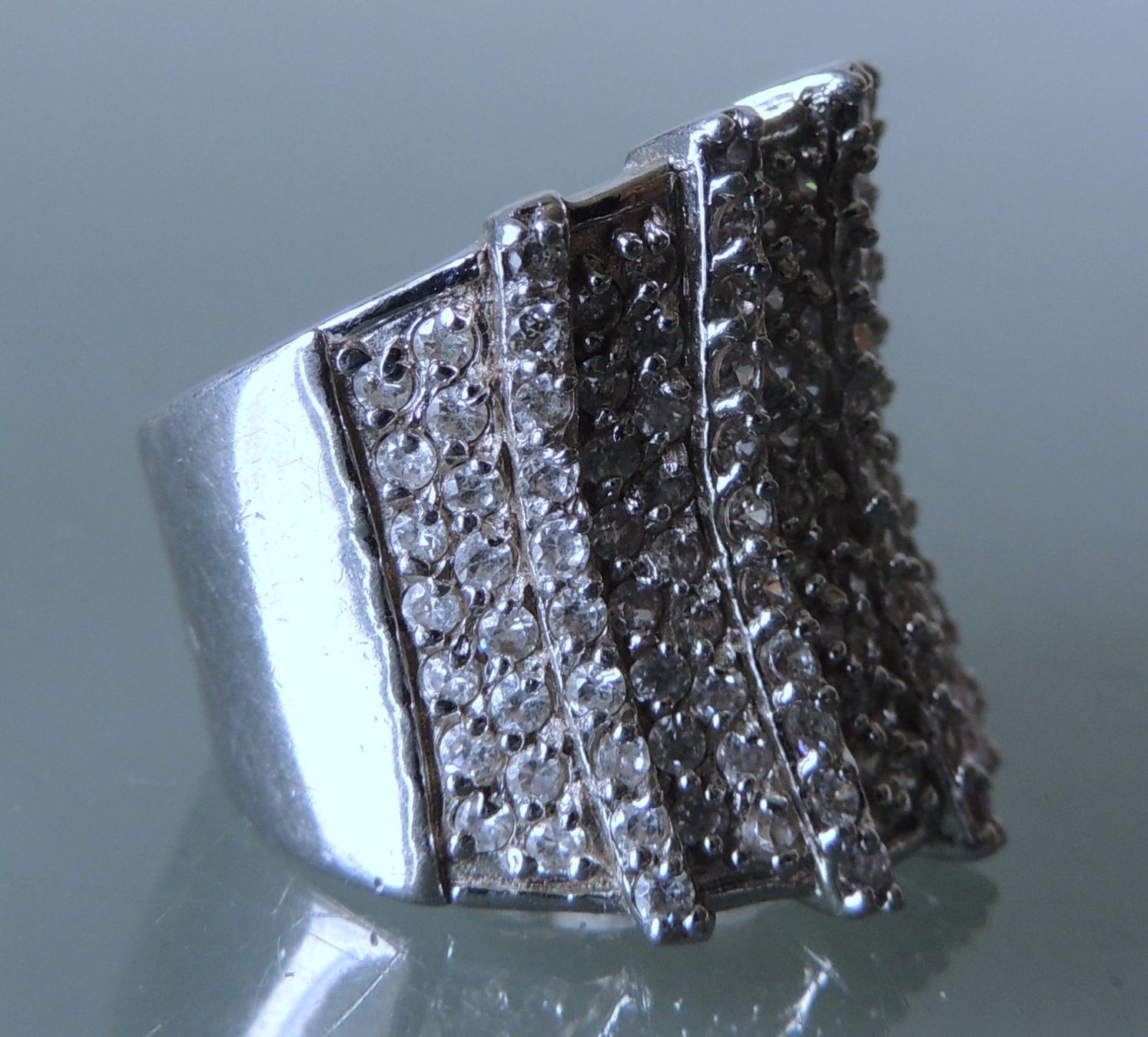 Bagues: Silber 925 Statement Fingerring Gr. 56 – D'occasion à Waldenburg par schaller707 1
