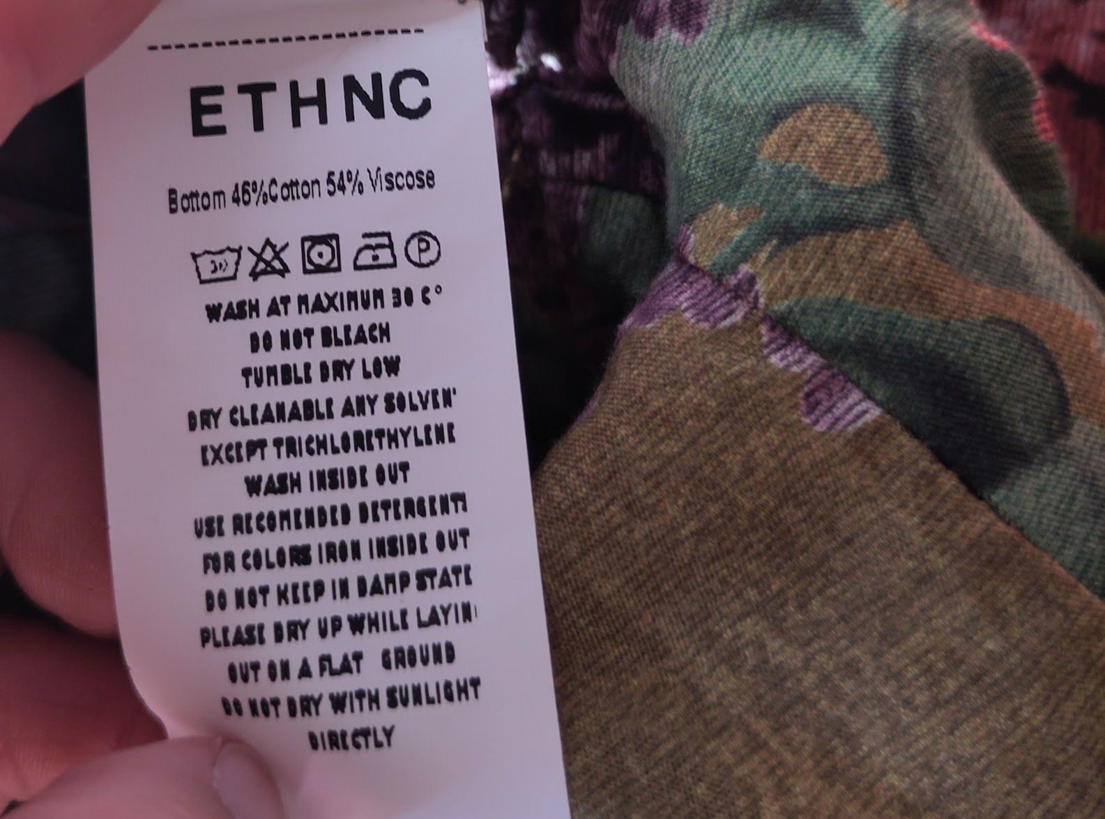 Pantaloni: Sommerhose mit Blumenmuster von Ethnc, Gr. S, neu – Nuovo (secondo la descrizione) da Lugano venduto da kat_lm5b 6