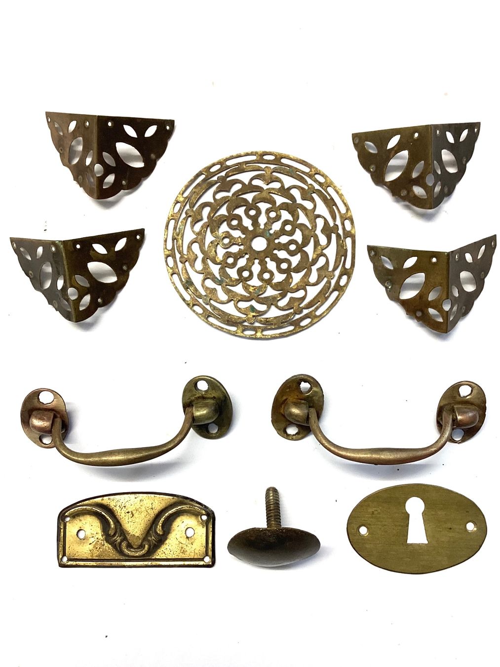 Quincaillerie: Sammlung Beschläge, Zierelemente Messing, Griffe, Schilder – D'occasion à Eglisau par mar_5rn2 1