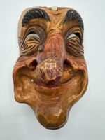 Holzmaske, geschnitzt, Handarbeit - Fasnacht, Deko! (53)