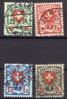 R1909  /  Ecussons 1933-1934 obl papier grillé