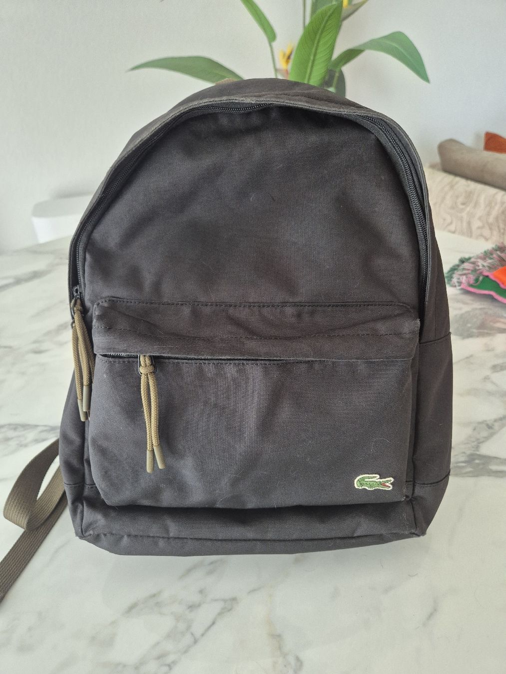 Lacoste Zaini: Schwarzer Lacoste Rucksack mit Laptopfach – Usato da Niederrohrdorf venduto da Sistarr