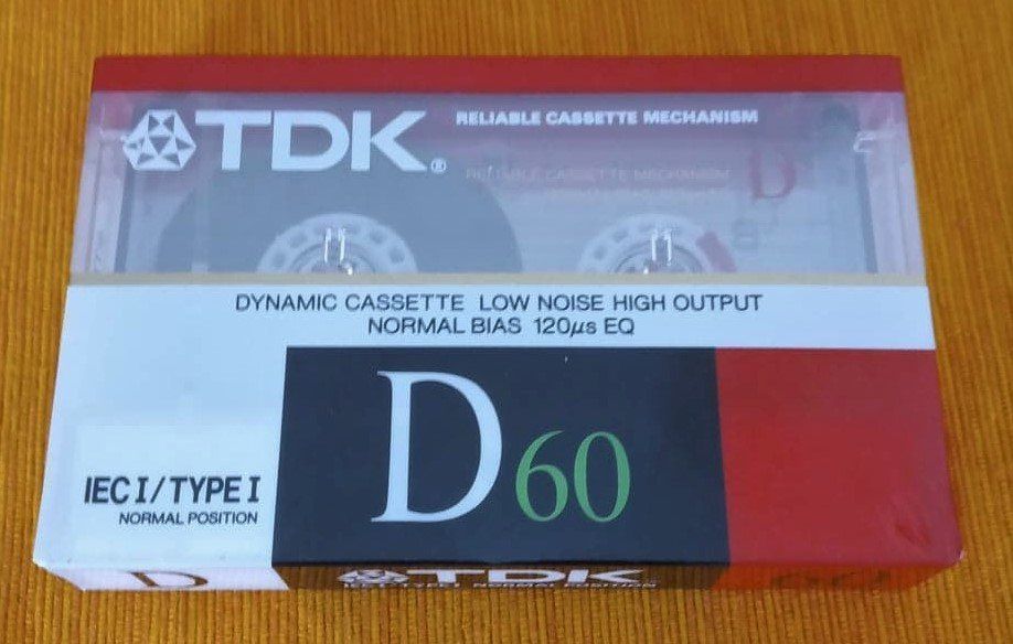 Musicassette: TDK D-60 - normal Position - type I - cassette scellée – Usato da Le Locle venduto da borgespatricia