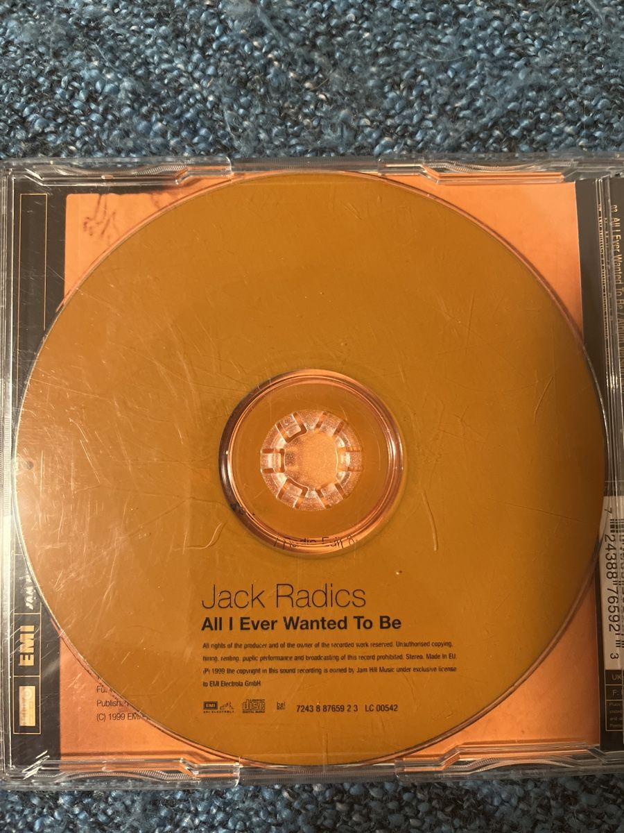 CD: Jack Radics - All I Ever Wanted To Be – Usato da Lützelflüh-Goldbach venduto da Deiv4 2