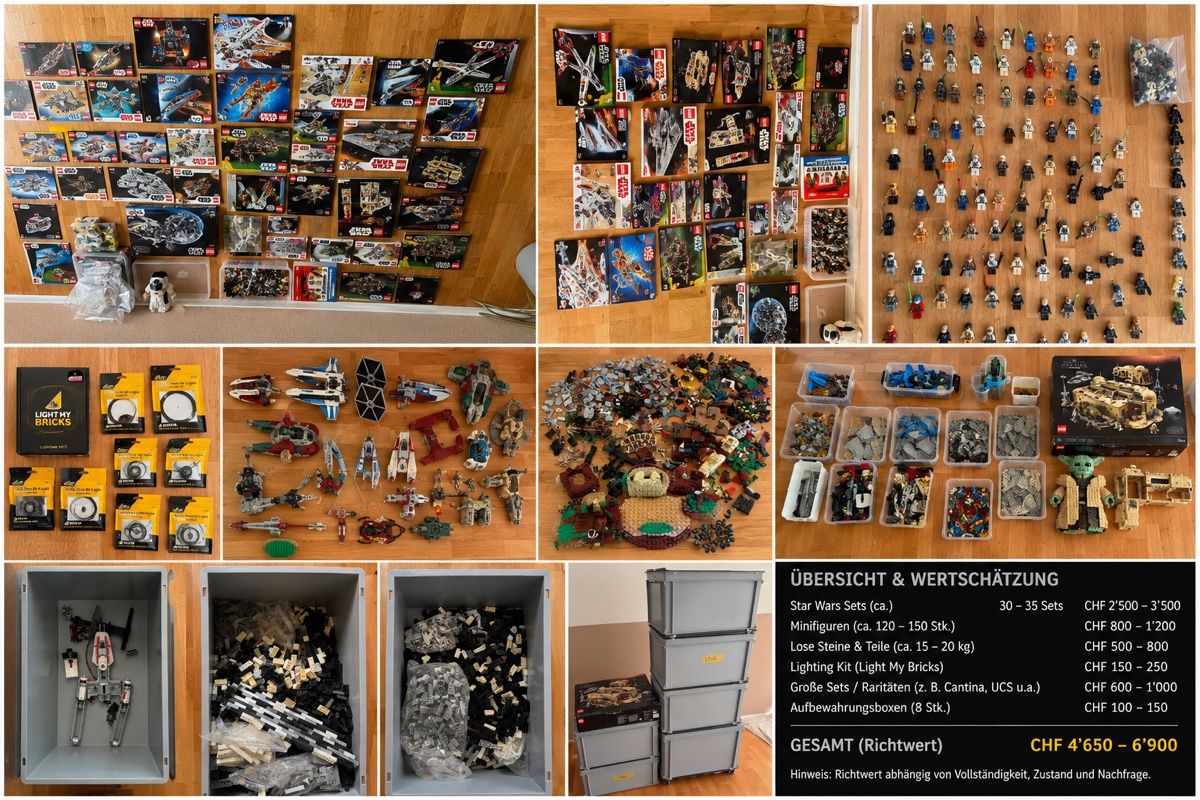 Lego Jeux de construction: LEGO Star Wars Sets Konvolut – D'occasion à Rotkreuz par perlengott 9