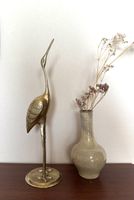 Vintage Messing Figur Storch