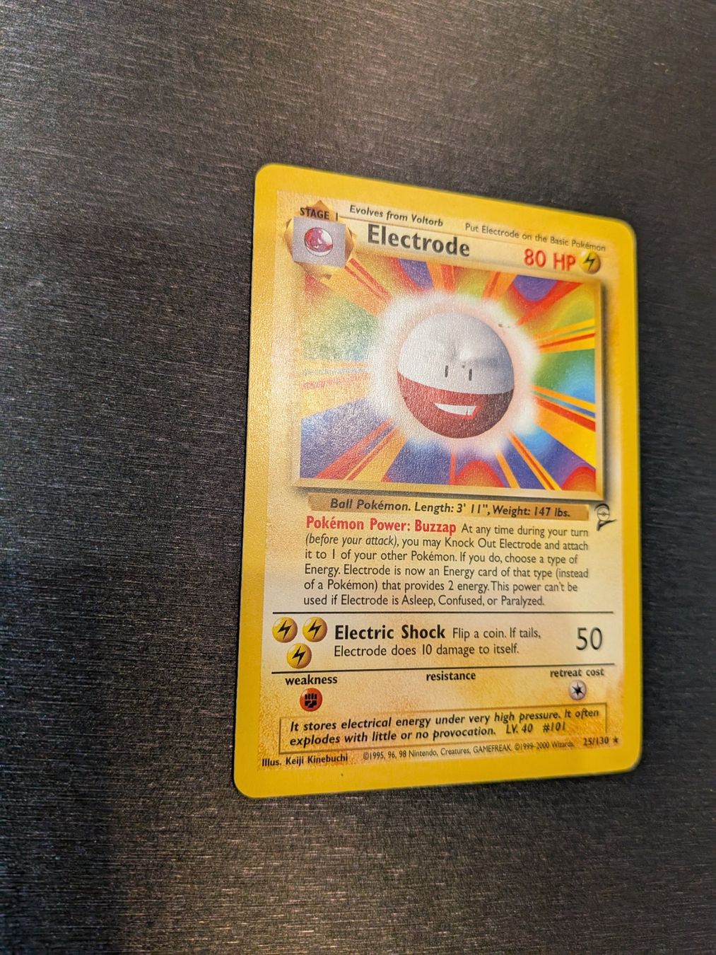Pokémon Carte collezionabili: 2000 Base Set 2 Electrode rare 25/130 Ab 1 – Usato da Paradiso venduto da Pkmn10 1