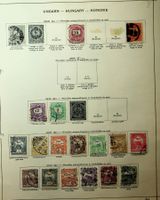 EUROPE HONGRIE TIMBRES OBLITÉRÉS 1888-1908 /T241
