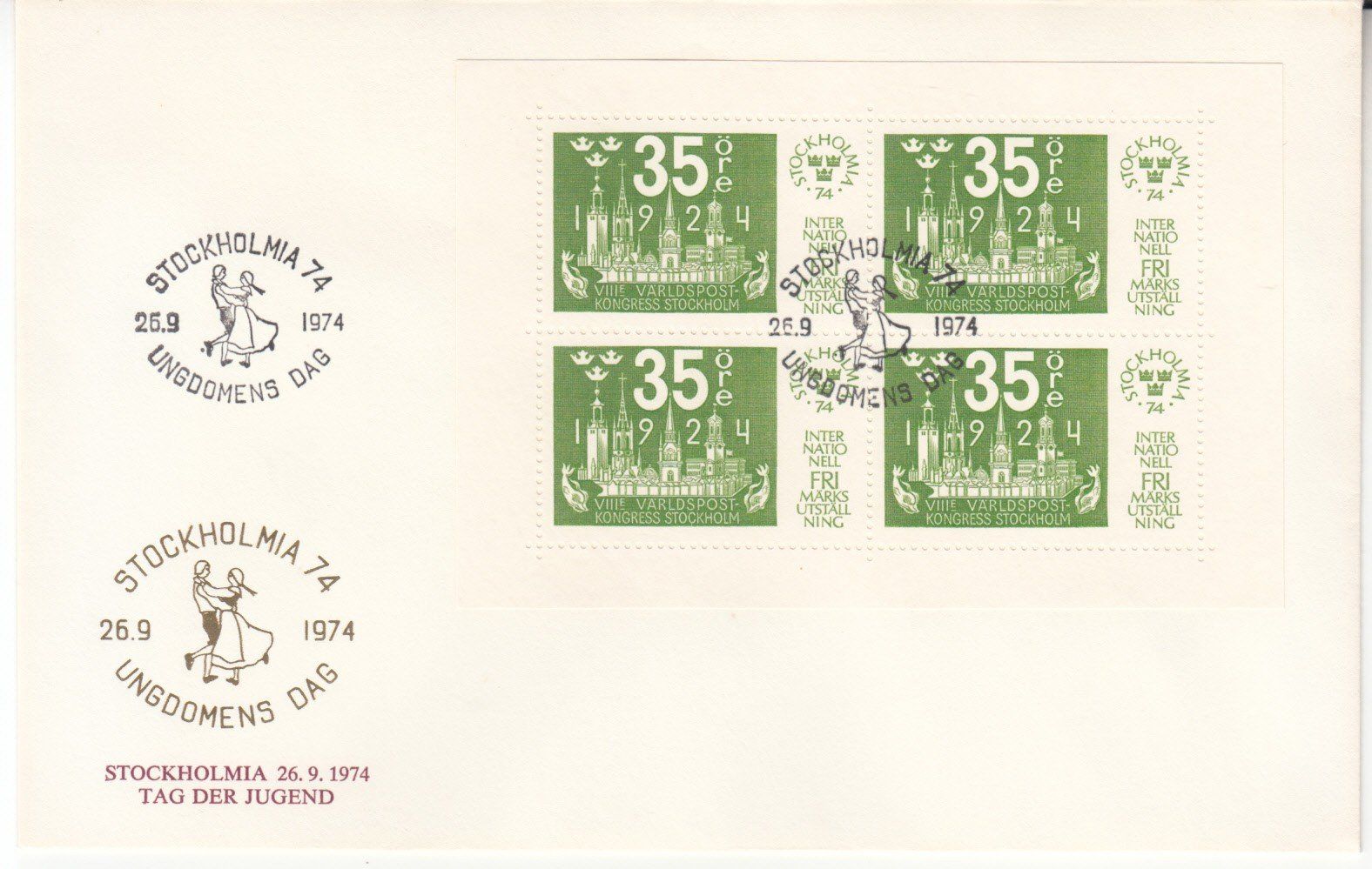 Tous les timbres: Stockholmia 1974 – D'occasion à Bürglen TG par StampGraf 4
