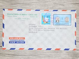CL17 Enveloppe + Timbre Costa Rica 19xx
