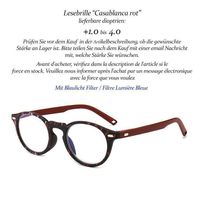 Lesebrille Casablanca rot +1.5 +3.5 +4.0