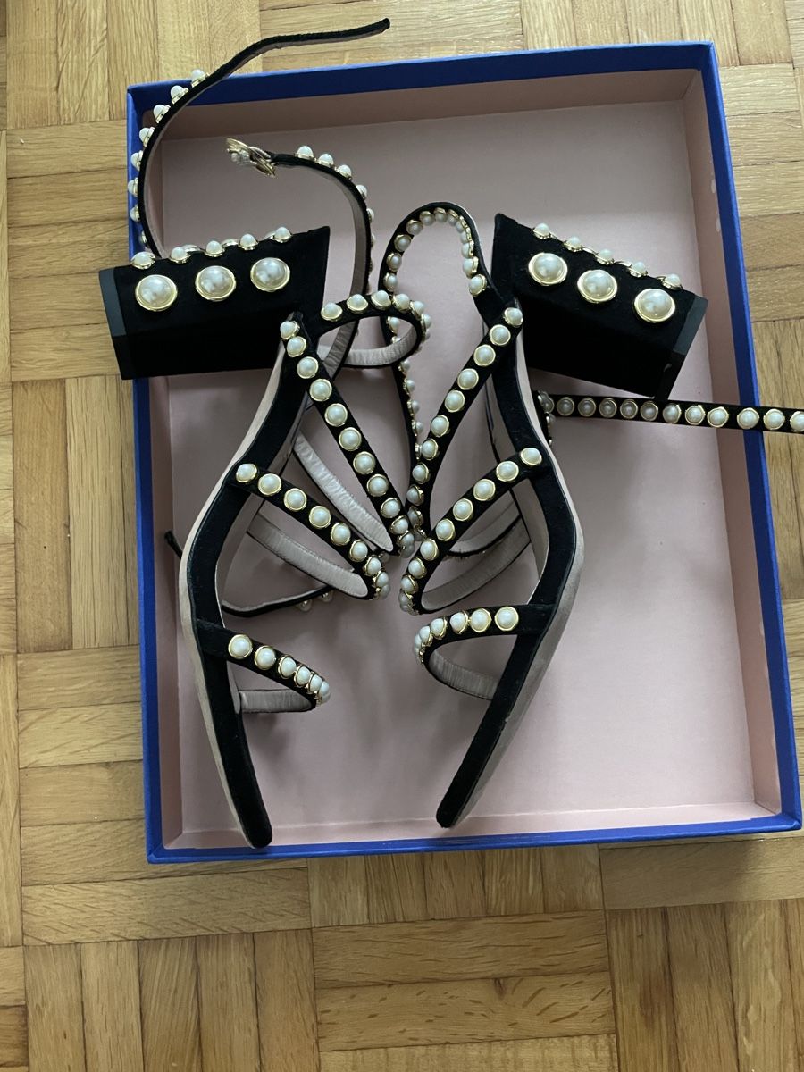 Scarpe da donna: Stuart Weitzman Perl Sandalen 37.5 nur einmal getragen – Usato da Au ZH venduto da therecomewaves 3