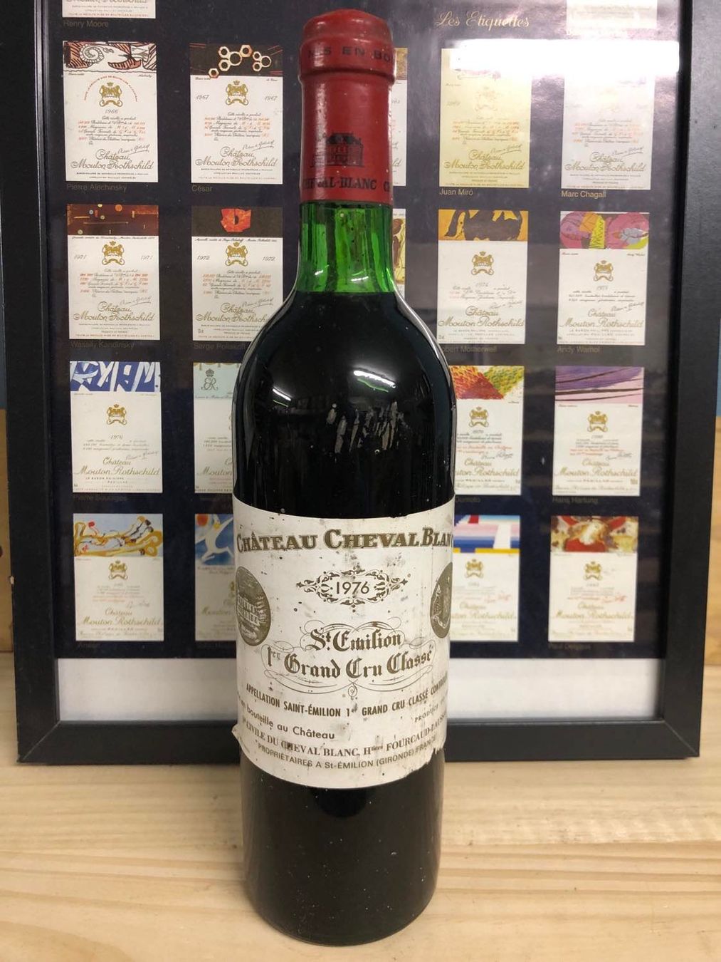 Vino: 1976 CHATEAU CHEVAL BLANC – Nuovo e nell'imballaggio originale da Münchenstein venduto da wusmarino