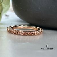 Rosen Ring – 925 Sterling Silber vergoldet – Grösse 59
