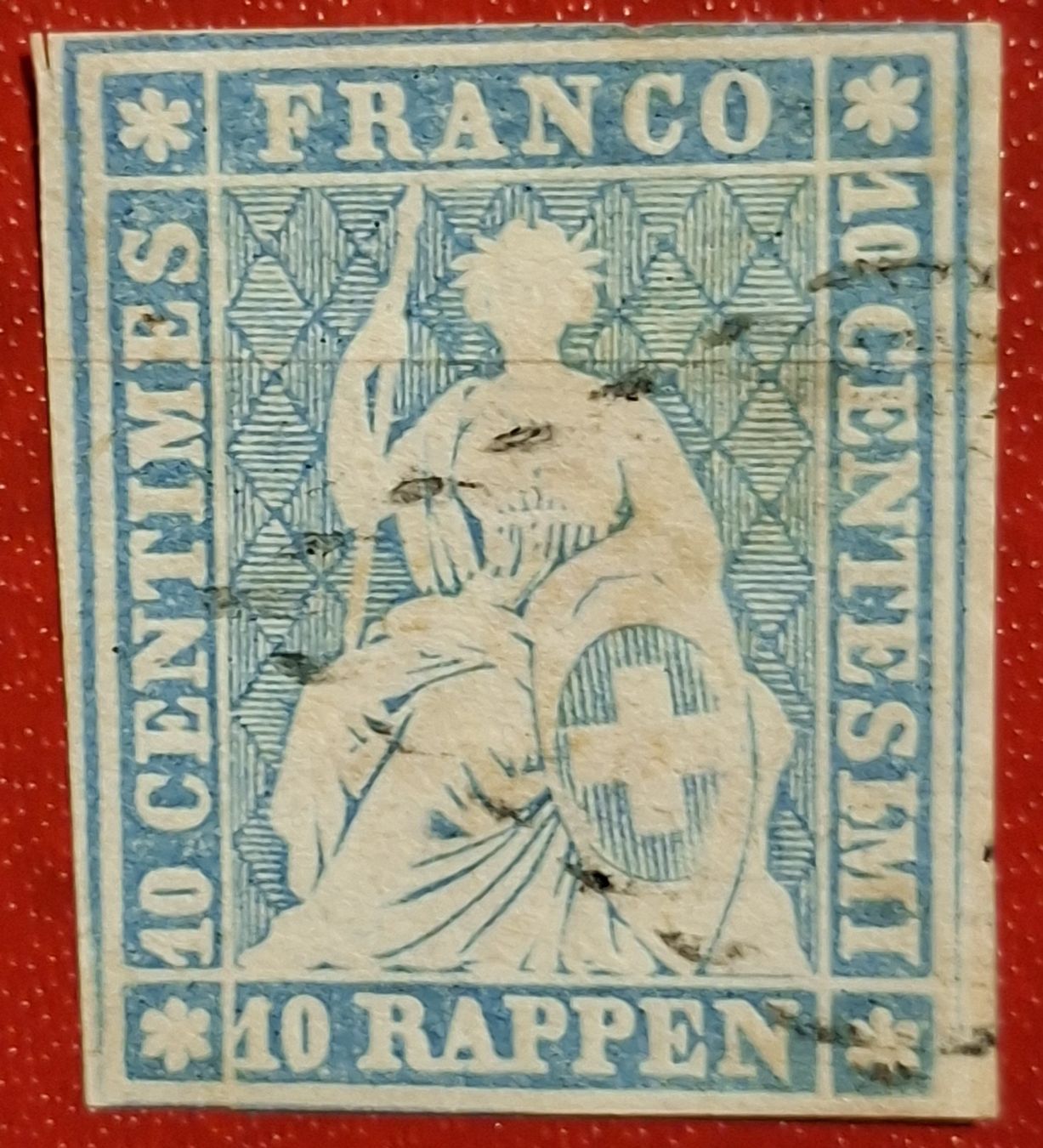 Tous les timbres: Strubel 23 E.a mit Attest Kat. 600.- – D'occasion à Balgach par SIMEON27