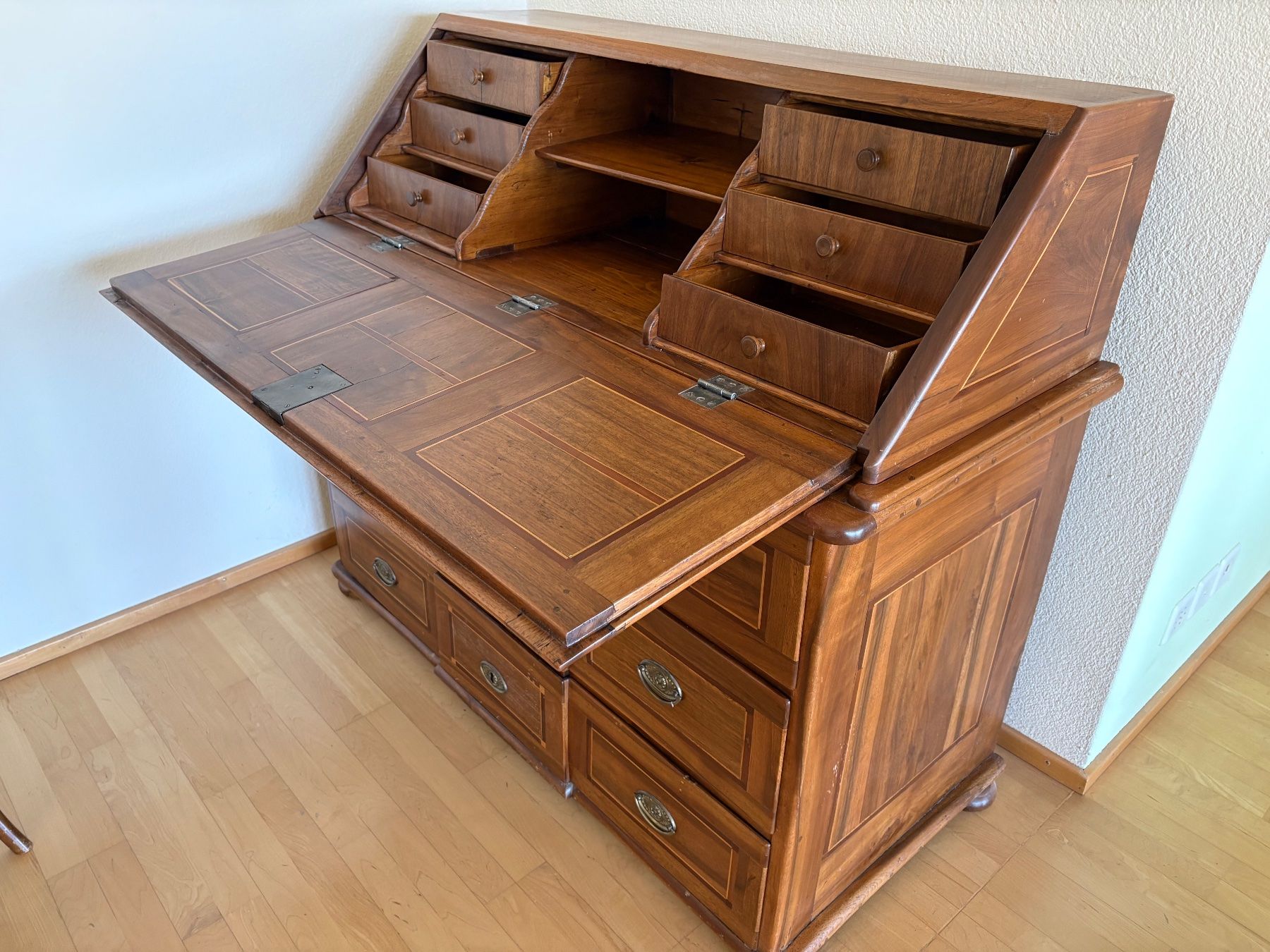 antike Schreibkommode, um 1820, abklappbare Schreibfläche (Gebraucht ...