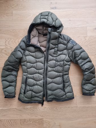 Blauer Daunenjacke Gr. M