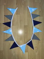 (KOPIE) (KOPIE) Wimpelkette blau 1.60 m handmade