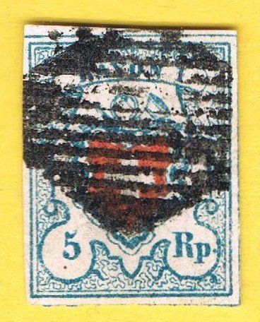 Alle Briefmarken: Rayon I (17II) T24 C2 LO – Gebraucht aus Biberstein von Jura39