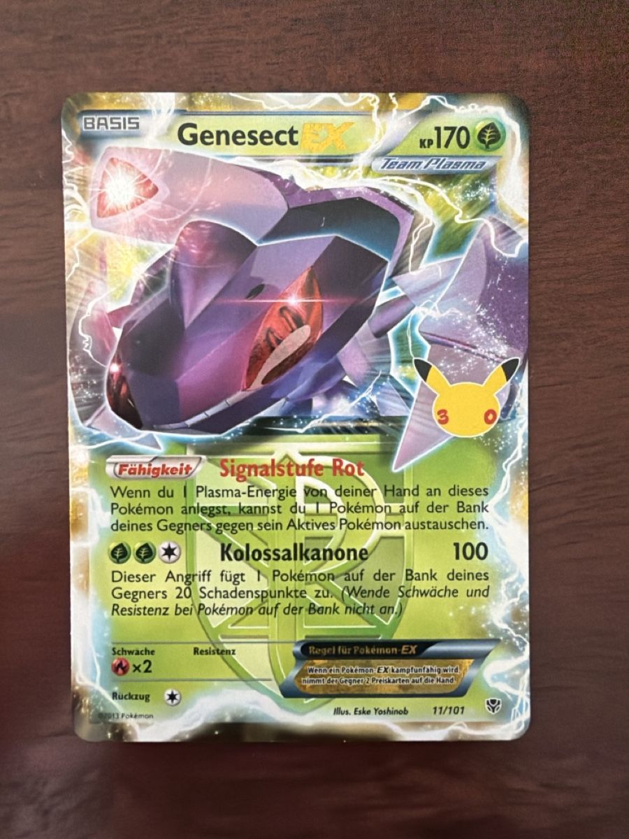 Pokémon Carte collezionabili: Genesect EX (30C PLB 97) – Nuovo (secondo la descrizione) da Emmenbrücke venduto da Pack_Ripper