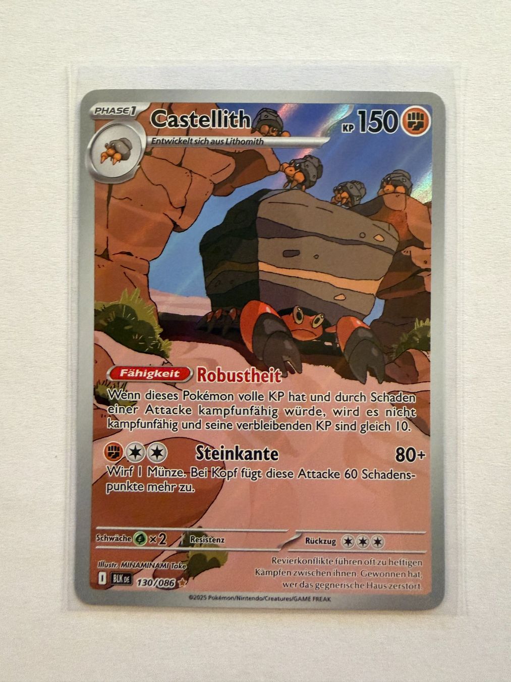 Pokémon Sammelbilder & Trading cards: Pokemon Castellith 130/086 Schwarze Blitze DE – Neu (gemäss Beschreibung) aus Weingarten-Kalthäusern von McGmavlo