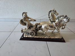 Skulptur "Zentaurenwagen" Argentum 925 (versilbert)