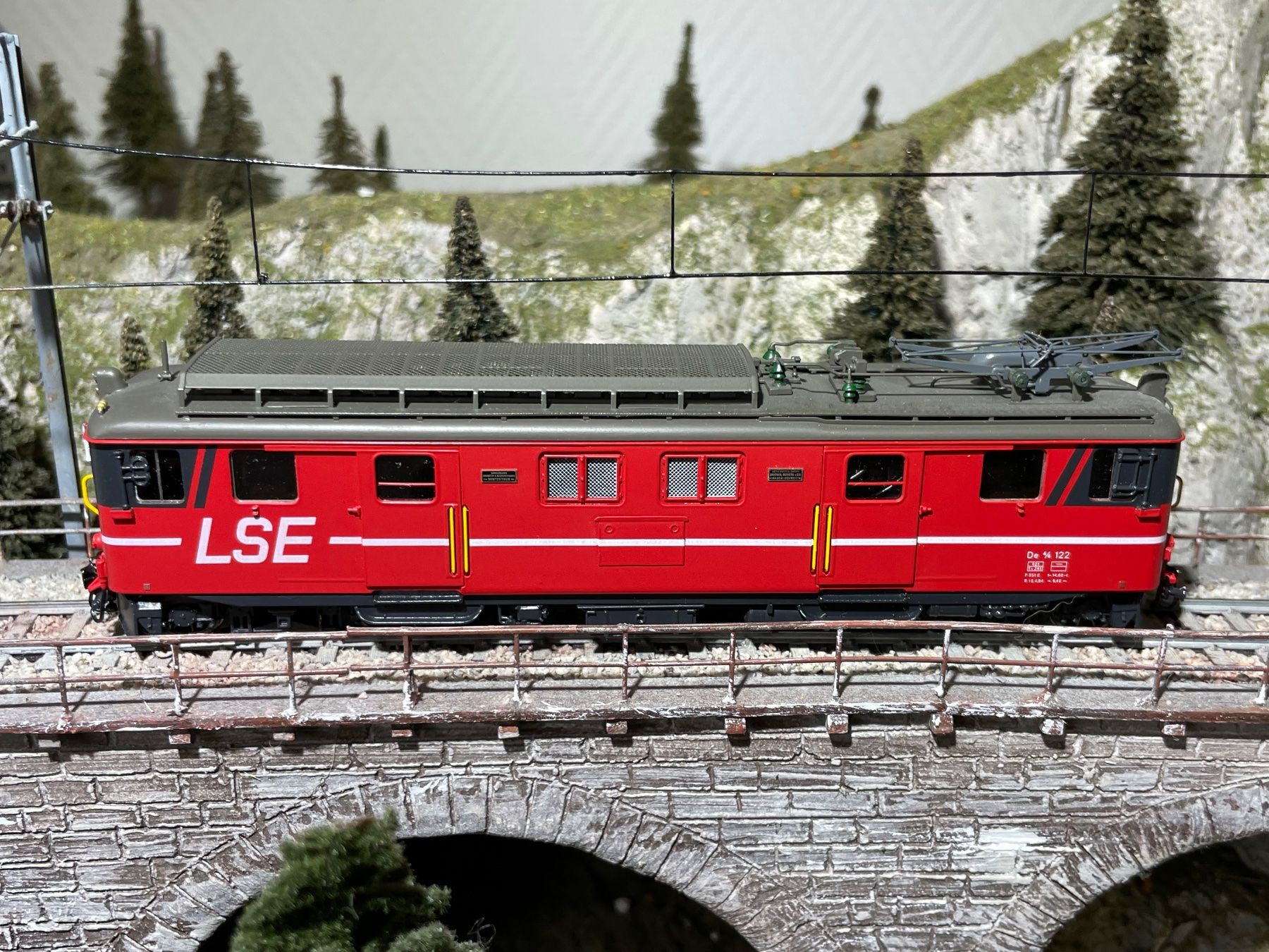 HRF Modellini di ferrovie: HRF Triebwagen der LSE 121 oder 122 – Usato da Krummenau venduto da ferrotech 4