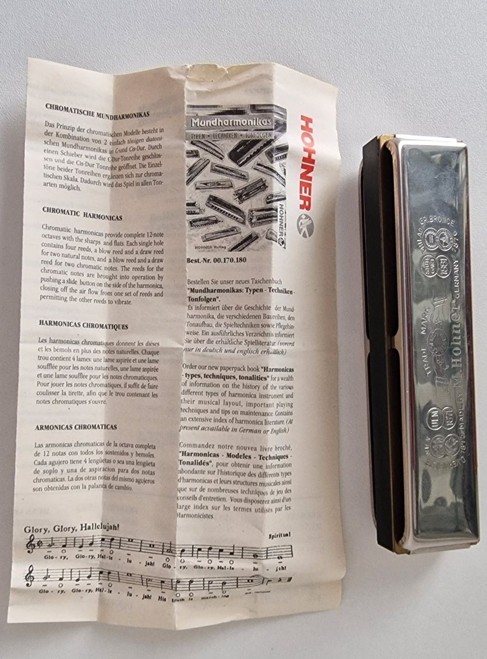 Hohner Strumenti musicali: Hohner Mundharmonika – Usato da Frauenfeld venduto da Maschia 3