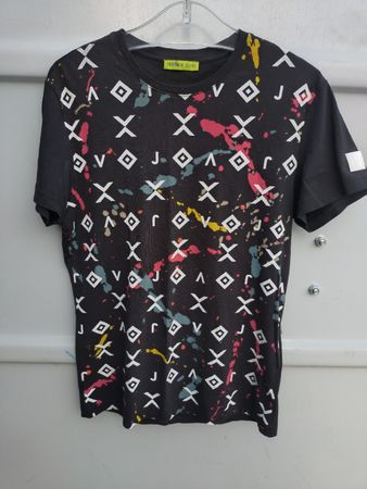 T-shirt Versace Jeans noir motif imprimé taille S-M
