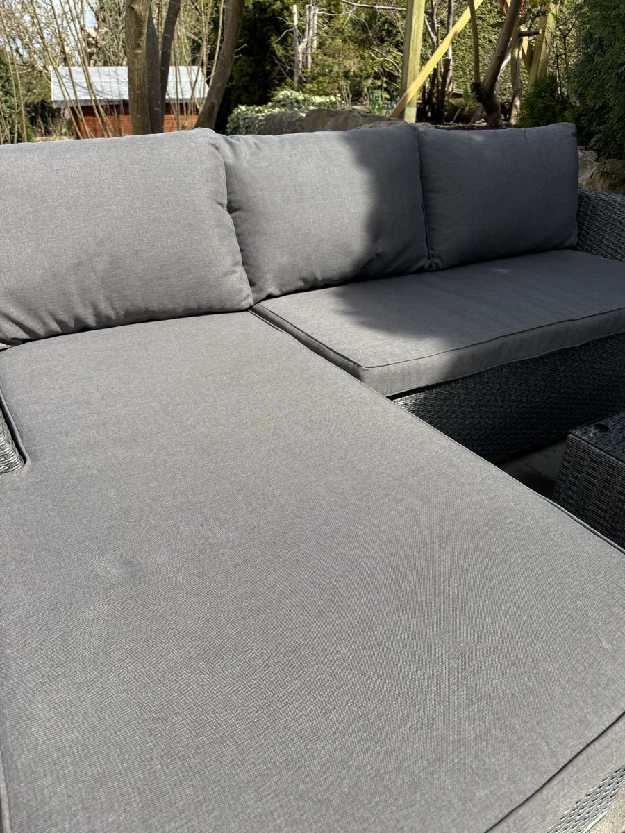 Sofas: Rattan Sommer Lounge Set, Grau, Outdoor – Gebraucht aus Pfaffhausen von Marenw 1