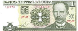 Cuba Central America 1 Pesos 2017 P-116 UNZ