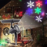Solar Weihnachten LED Schneeflocke licht