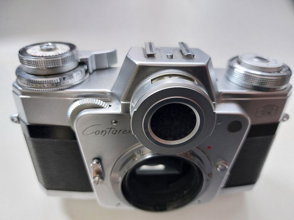 Appareil Photo Argentique 24x36 ZEISS IKON CONTAREX BULLSEYE + Objectif CARL ZEISS PLANAR 50mm f/2 + étui cuir Vintage | Rakuten