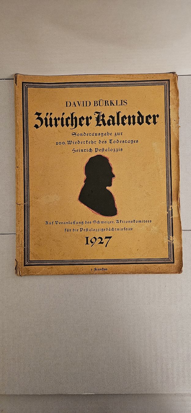 Libri: Zürcher Kalender 1927 – Usato da Wangen SZ venduto da Auction-Sea