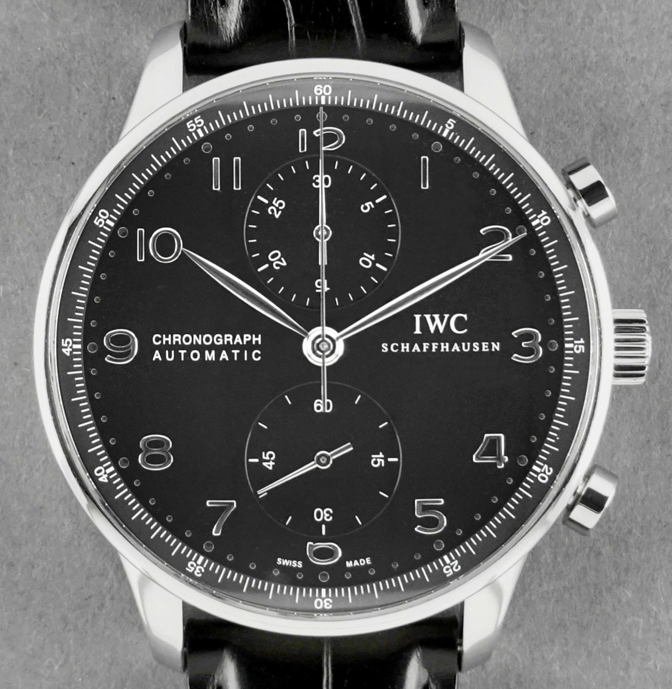 IWC Orologi: IWC Portugieser schwarz, IW3714 – Usato da Meilen venduto da Anonymous3