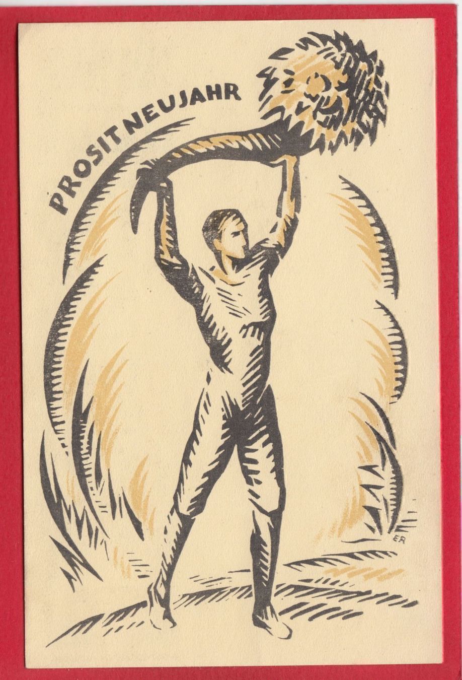 Cartes postales: AK TURNER, TURNEN, NEUJAHR, 2 KARTEN – D'occasion à Grüningen par Kartensammler