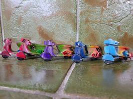 Schlüsselanhänger Vespa- Roller im 5er SET