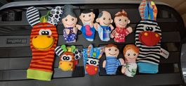 Neu Babyspielzeug Set: Handpuppen & Rassel Sockä!