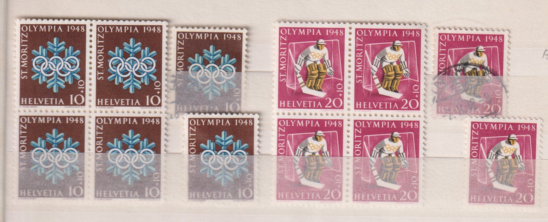 Tutti i francobolli: Sammlung Olymp. Winerspiele 1948 – Usato da Koblenz venduto da Boerse6 1