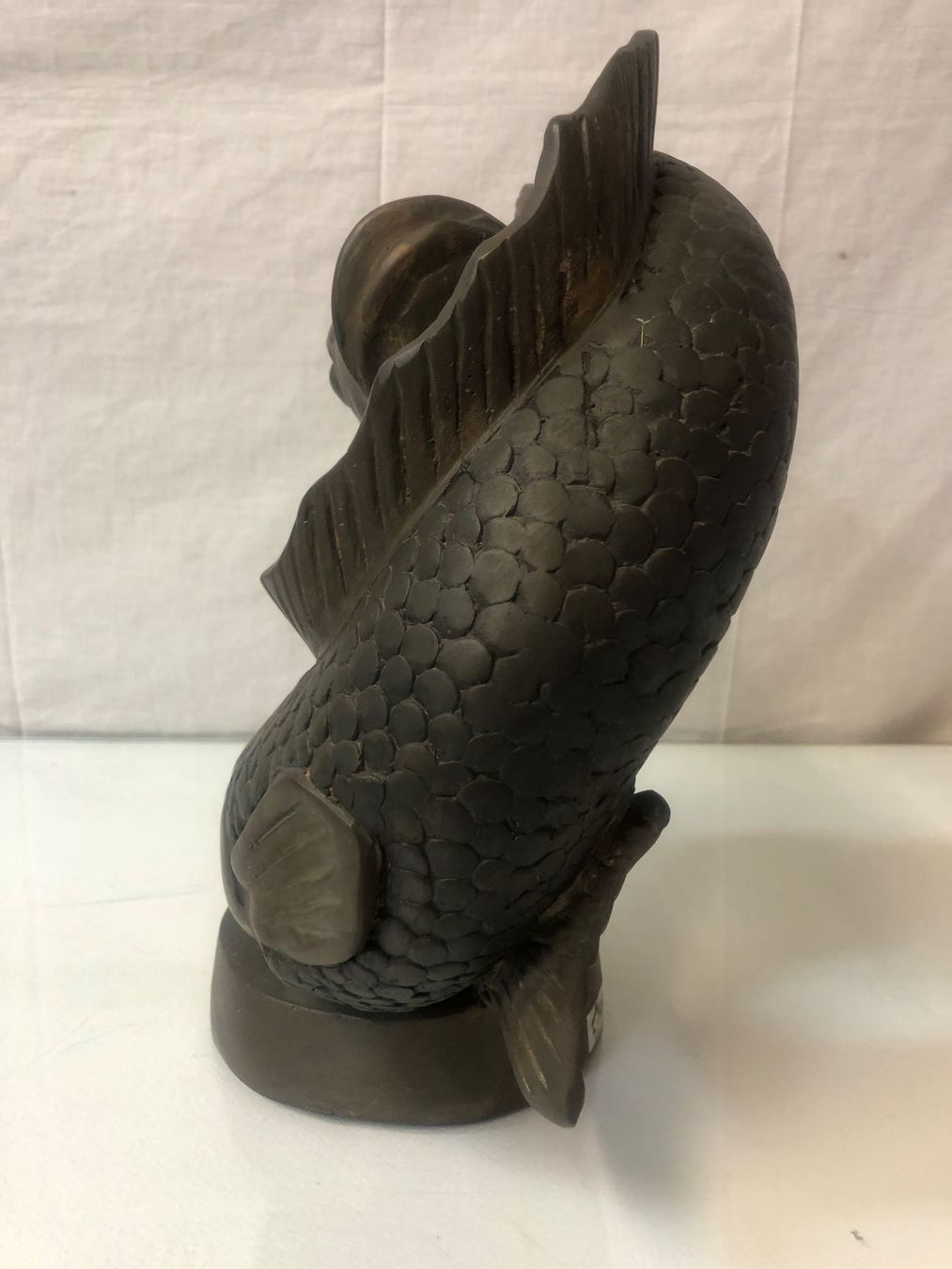 Sculptures & Statues: Skulptur Koi - Bronzefigur – D'occasion à Brunnen par Allerwaren 1