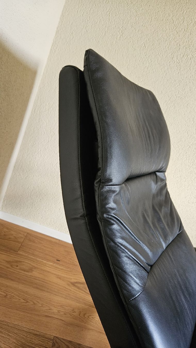 Stressless Sessel: Stressless-Ledersessel Berlin mit Hocker  – Gebraucht aus Wynau von carpainter 2