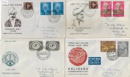 4 FDC Indien