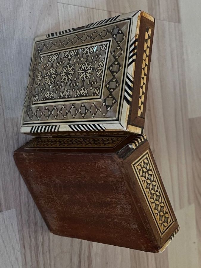 Barattoli: Wunderschöne MOSAIK-SCHMUCK-DOSE / Perlmutt-Effekt / Top! – Usato da Islikon venduto da sav_m8xk 6