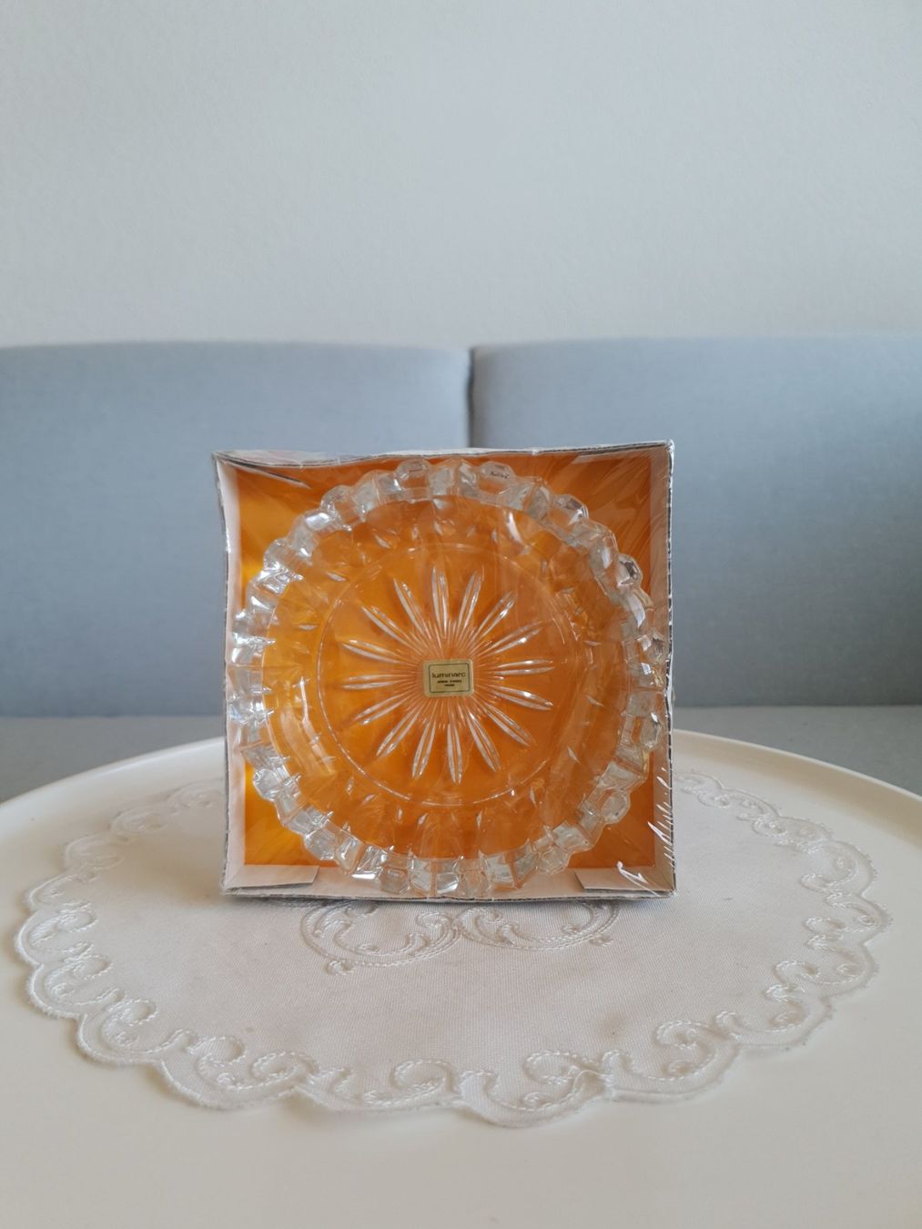 Portacenere: 1978 Luminarc Aschenbecher " Prisme " in Originalverpackung – Nuovo e nell'imballaggio originale da Savièse venduto da qm2710 6