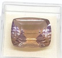 Amétrine concave cut 16.82 ct - CERTIFICAT 505.- Fr