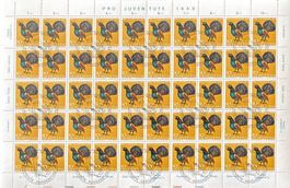 Schweiz PJ 1968 Vollbogen Auerhahn J205 Ersttagsstempel